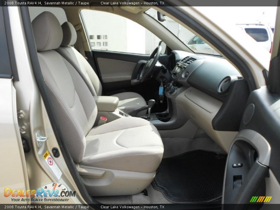 2008 Toyota RAV4 I4 Savannah Metallic / Taupe Photo #16