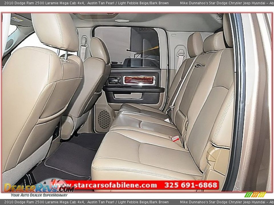 2010 Dodge Ram 2500 Laramie Mega Cab 4x4 Austin Tan Pearl / Light Pebble Beige/Bark Brown Photo #22