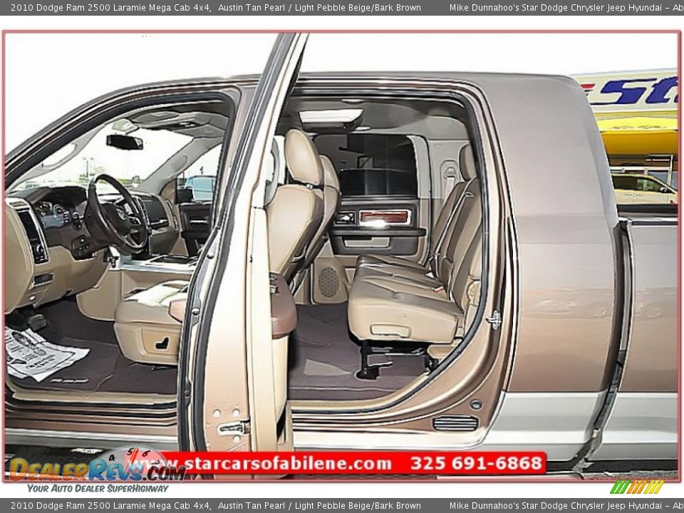 2010 Dodge Ram 2500 Laramie Mega Cab 4x4 Austin Tan Pearl / Light Pebble Beige/Bark Brown Photo #23