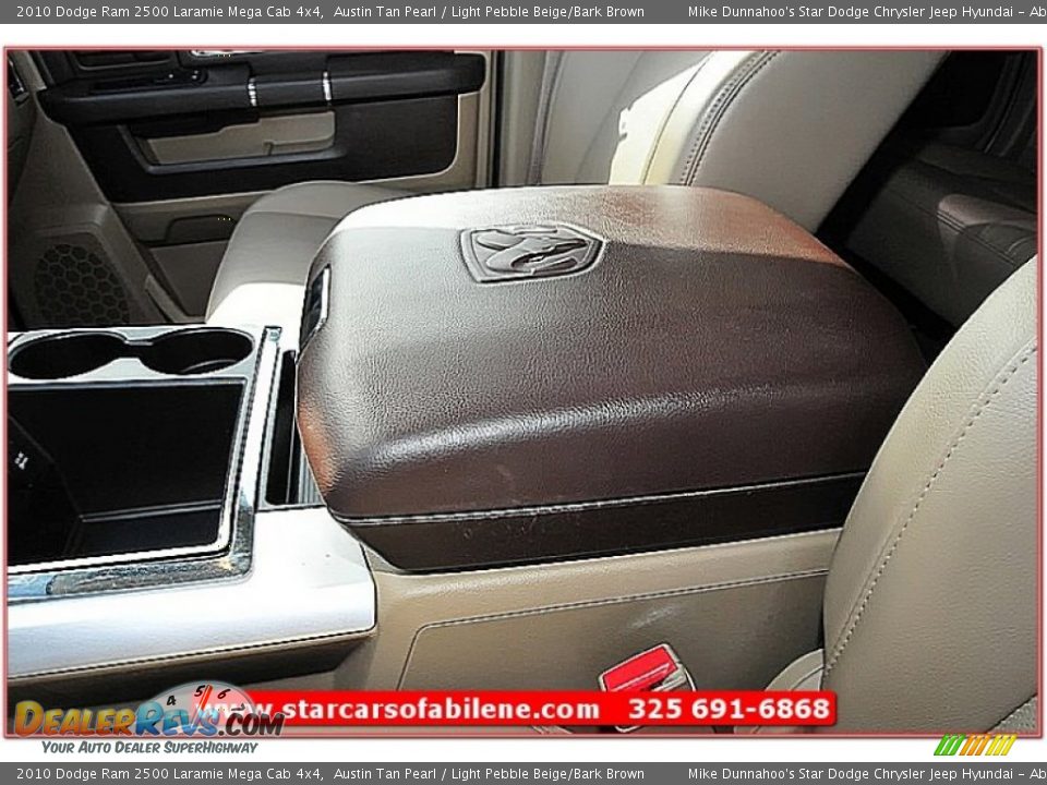 2010 Dodge Ram 2500 Laramie Mega Cab 4x4 Austin Tan Pearl / Light Pebble Beige/Bark Brown Photo #27