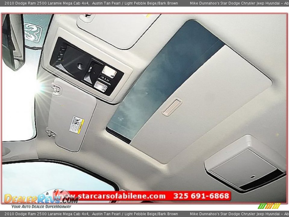 2010 Dodge Ram 2500 Laramie Mega Cab 4x4 Austin Tan Pearl / Light Pebble Beige/Bark Brown Photo #28