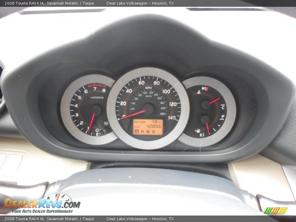 2008 Toyota RAV4 I4 Gauges Photo #24