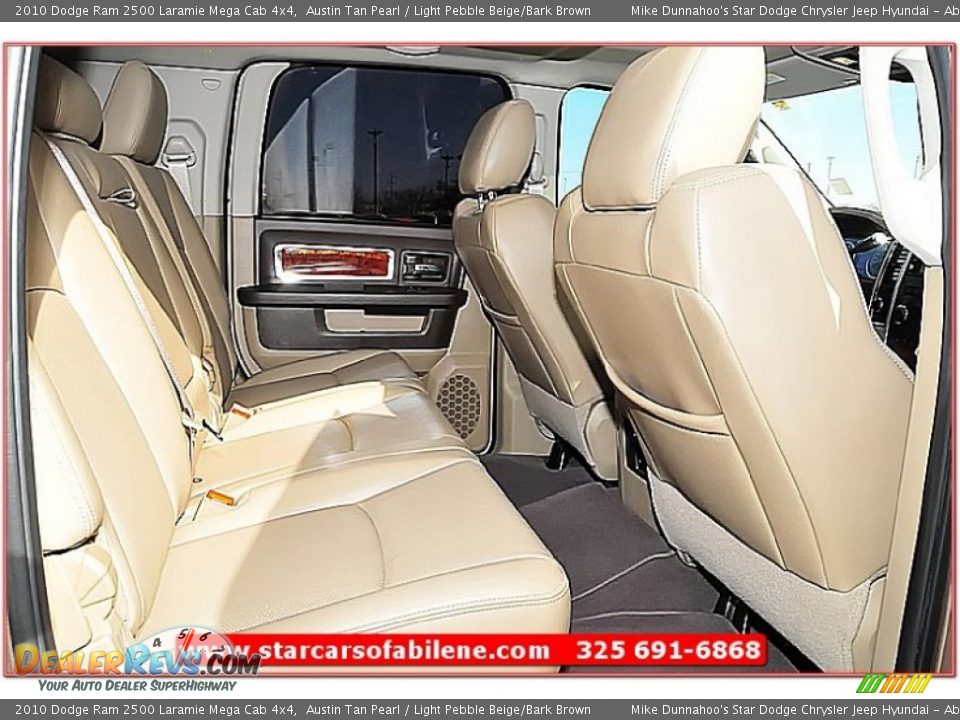 2010 Dodge Ram 2500 Laramie Mega Cab 4x4 Austin Tan Pearl / Light Pebble Beige/Bark Brown Photo #29