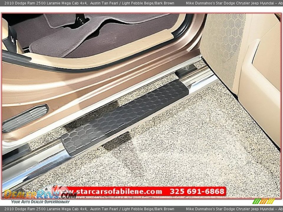 2010 Dodge Ram 2500 Laramie Mega Cab 4x4 Austin Tan Pearl / Light Pebble Beige/Bark Brown Photo #30