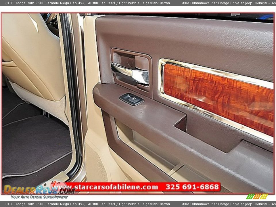 2010 Dodge Ram 2500 Laramie Mega Cab 4x4 Austin Tan Pearl / Light Pebble Beige/Bark Brown Photo #31