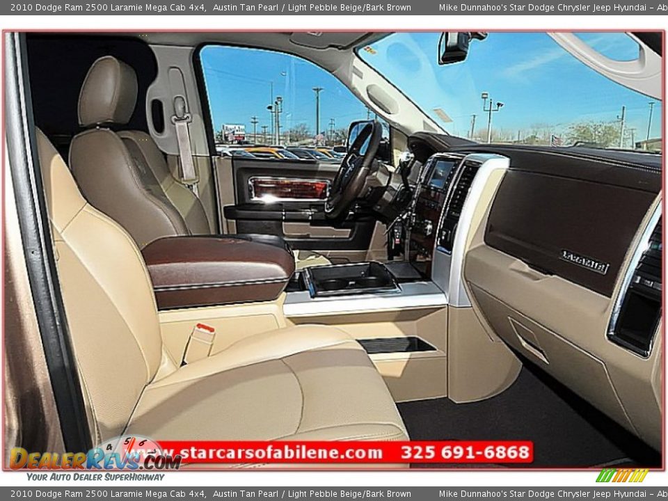 2010 Dodge Ram 2500 Laramie Mega Cab 4x4 Austin Tan Pearl / Light Pebble Beige/Bark Brown Photo #32