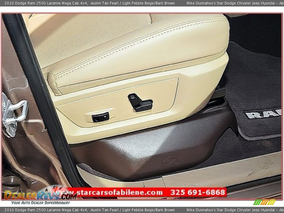 2010 Dodge Ram 2500 Laramie Mega Cab 4x4 Austin Tan Pearl / Light Pebble Beige/Bark Brown Photo #33