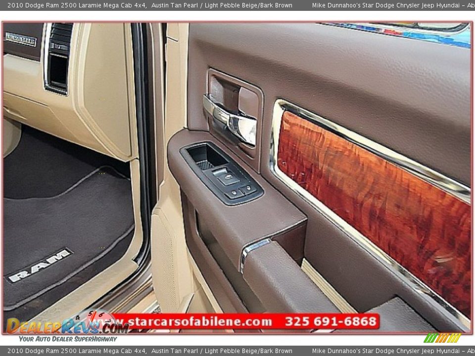 2010 Dodge Ram 2500 Laramie Mega Cab 4x4 Austin Tan Pearl / Light Pebble Beige/Bark Brown Photo #35