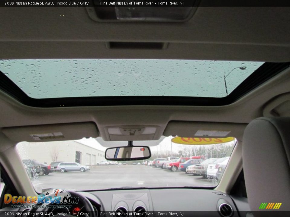 2009 Nissan Rogue SL AWD Indigo Blue / Gray Photo #8