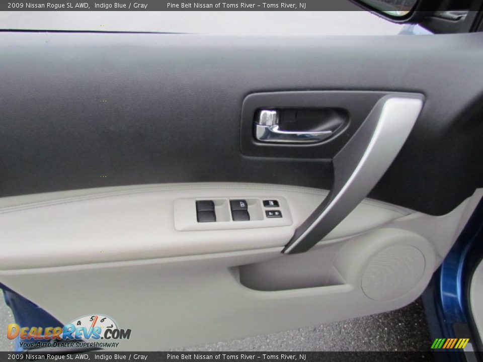 2009 Nissan Rogue SL AWD Indigo Blue / Gray Photo #10
