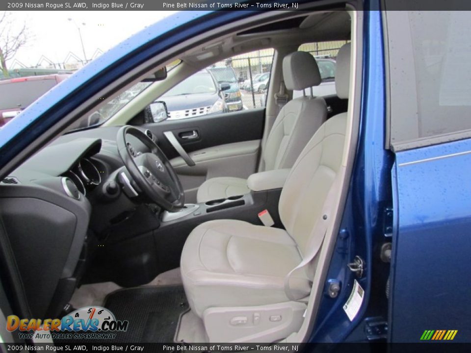 Gray Interior - 2009 Nissan Rogue SL AWD Photo #11