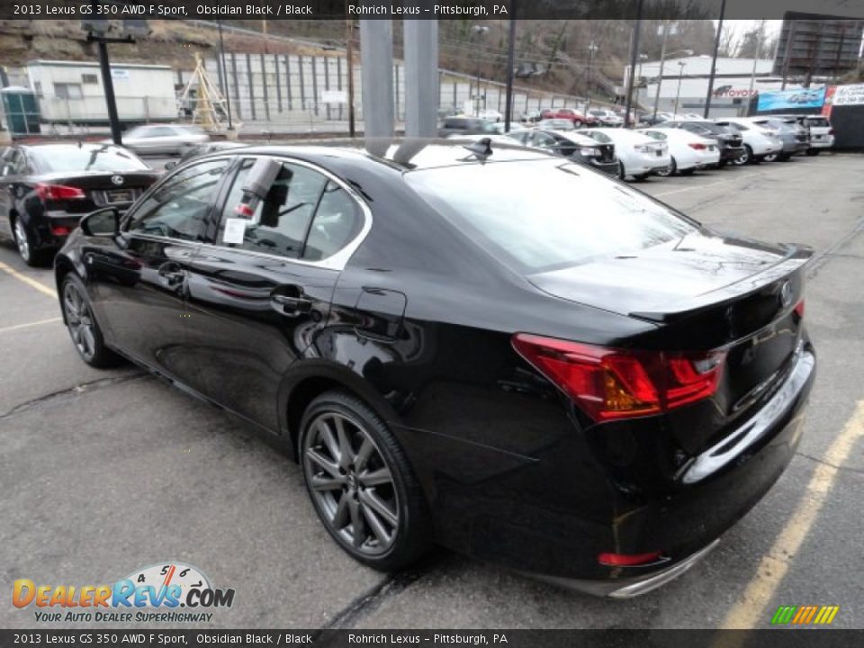 2013 Lexus GS 350 AWD F Sport Obsidian Black / Black Photo #2