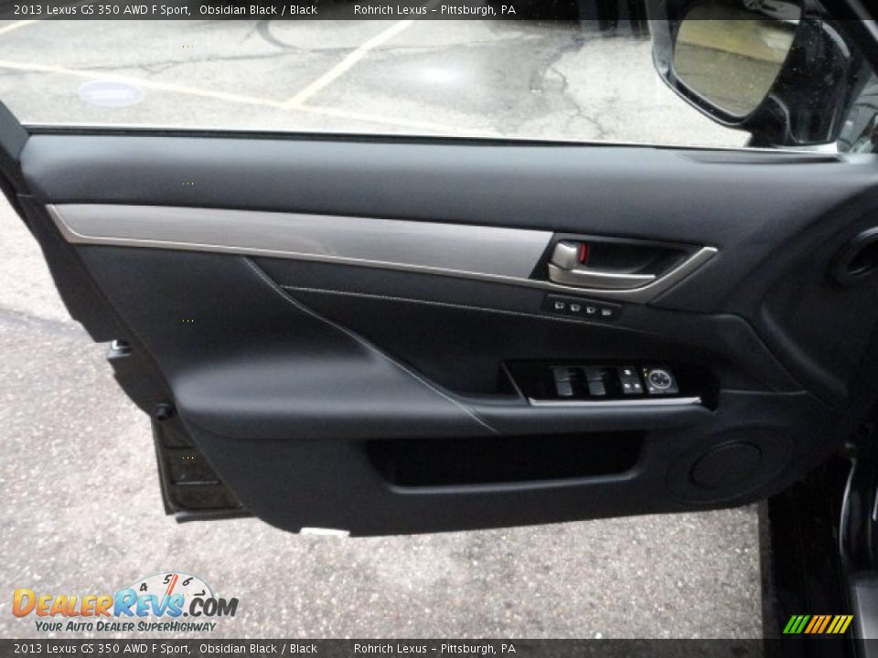 2013 Lexus GS 350 AWD F Sport Obsidian Black / Black Photo #14