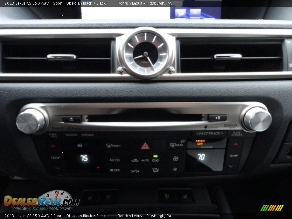 2013 Lexus GS 350 AWD F Sport Obsidian Black / Black Photo #19