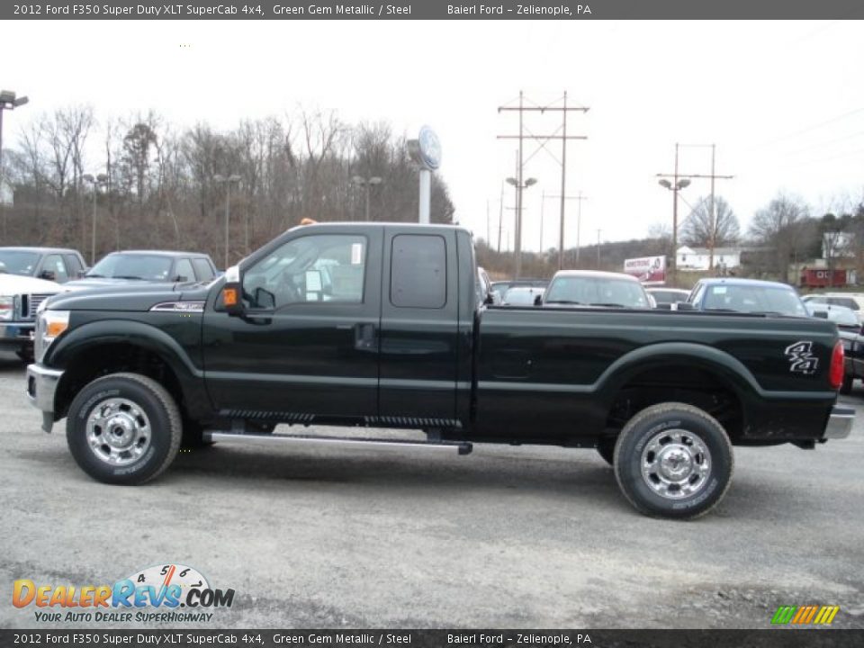Green Gem Metallic 2012 Ford F350 Super Duty XLT SuperCab 4x4 Photo #5