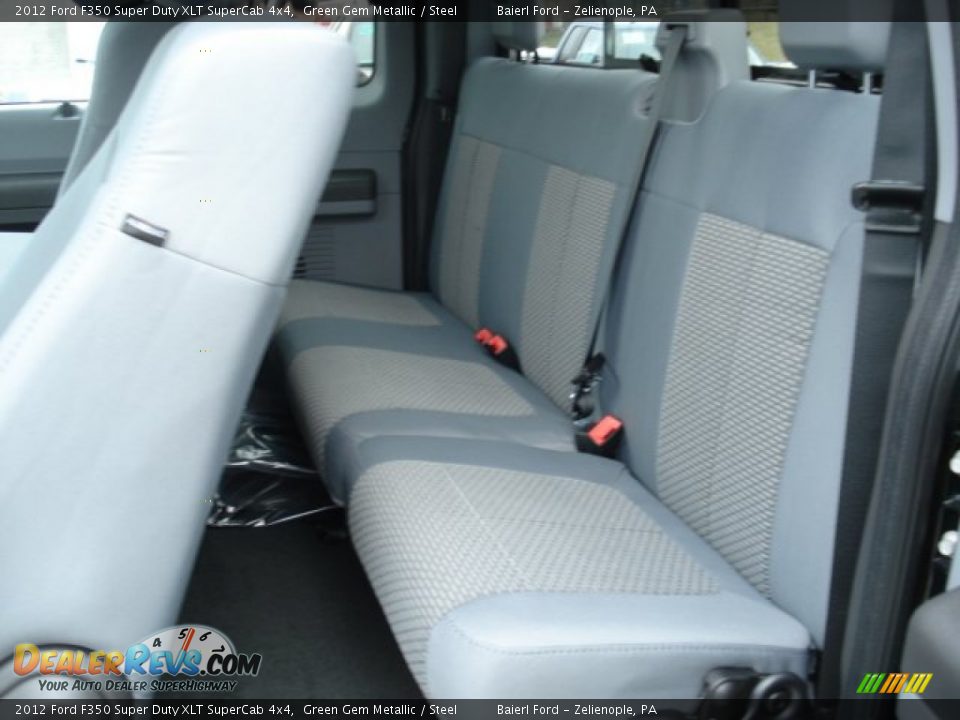 Rear Seat of 2012 Ford F350 Super Duty XLT SuperCab 4x4 Photo #13