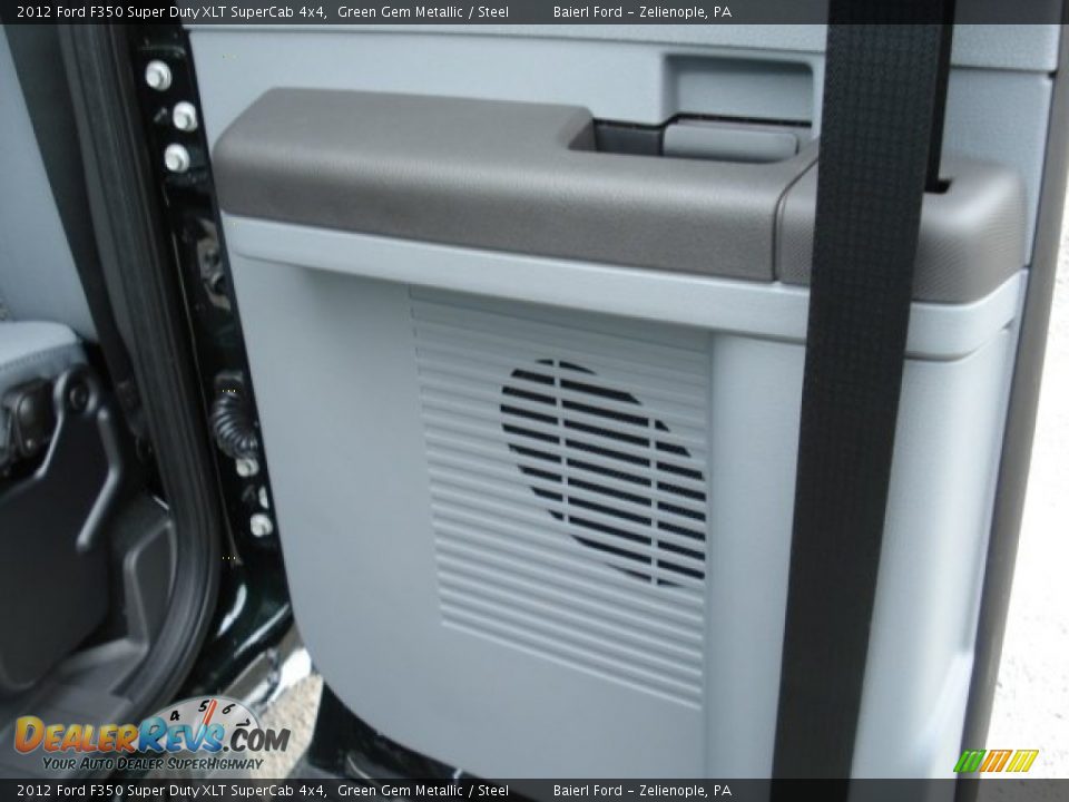 2012 Ford F350 Super Duty XLT SuperCab 4x4 Green Gem Metallic / Steel Photo #14