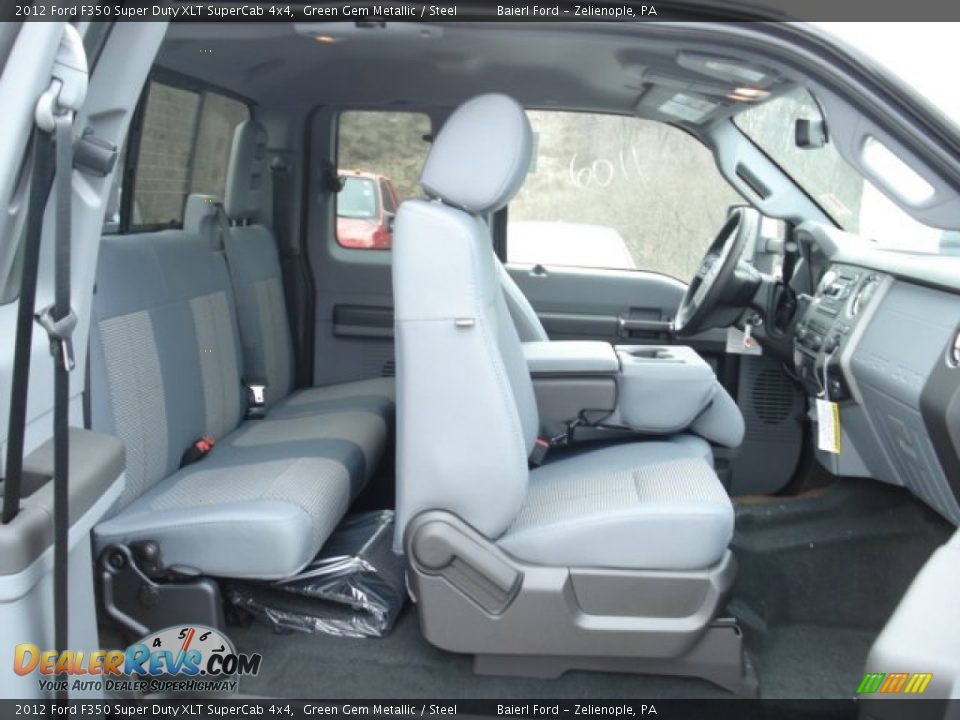 Steel Interior - 2012 Ford F350 Super Duty XLT SuperCab 4x4 Photo #16