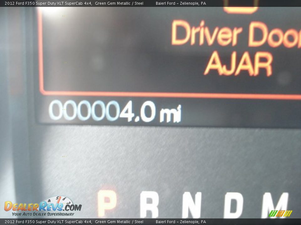 2012 Ford F350 Super Duty XLT SuperCab 4x4 Green Gem Metallic / Steel Photo #19