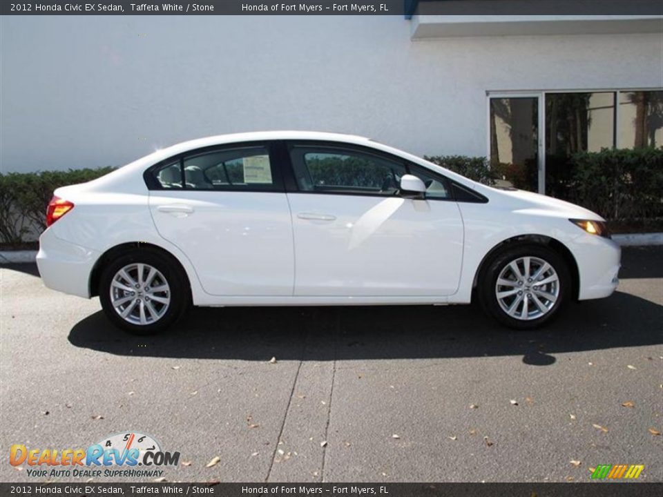 2012 White honda civic ex coupe #3