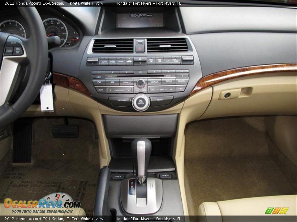 2012 Honda Accord EX-L Sedan Taffeta White / Ivory Photo #6