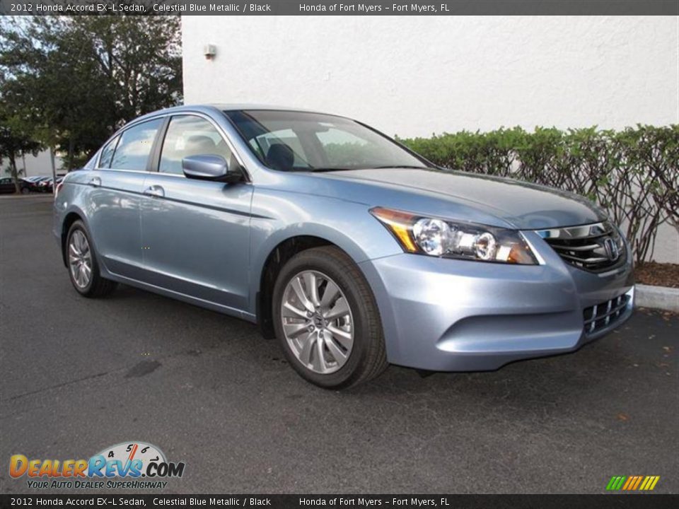 Celestial Blue Metallic 2012 Honda Accord EX-L Sedan Photo #1