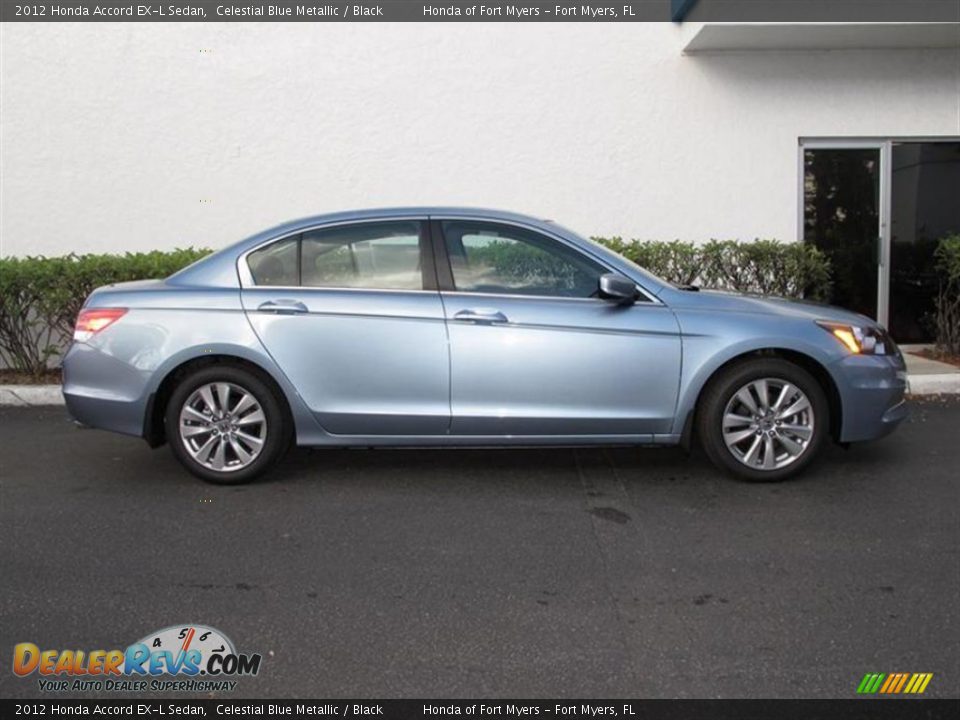 Celestial Blue Metallic 2012 Honda Accord EX-L Sedan Photo #2
