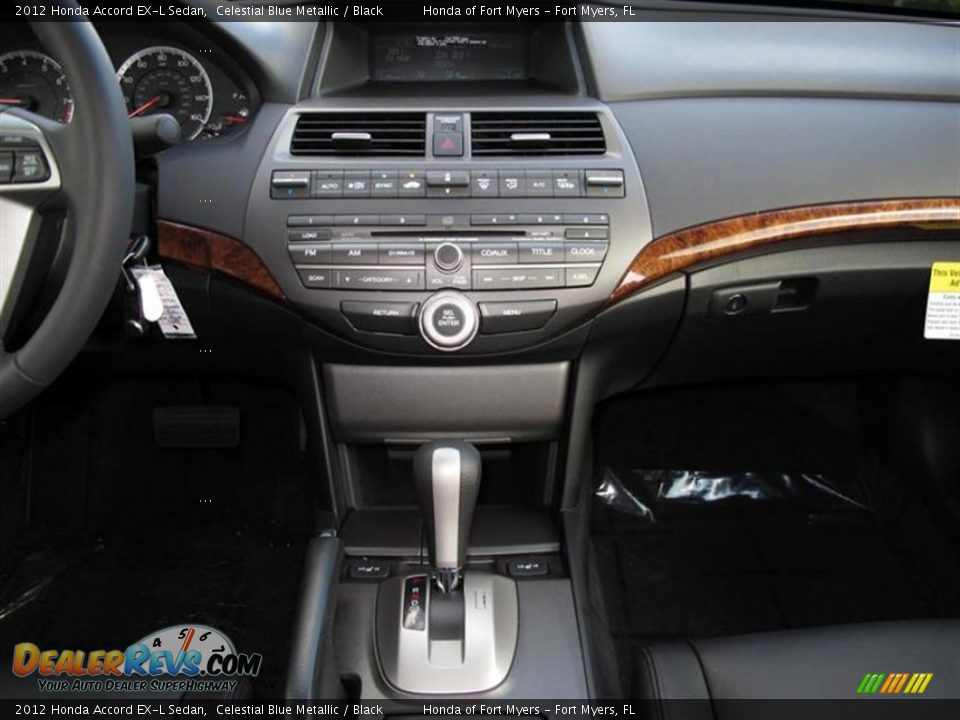 2012 Honda Accord EX-L Sedan Celestial Blue Metallic / Black Photo #6