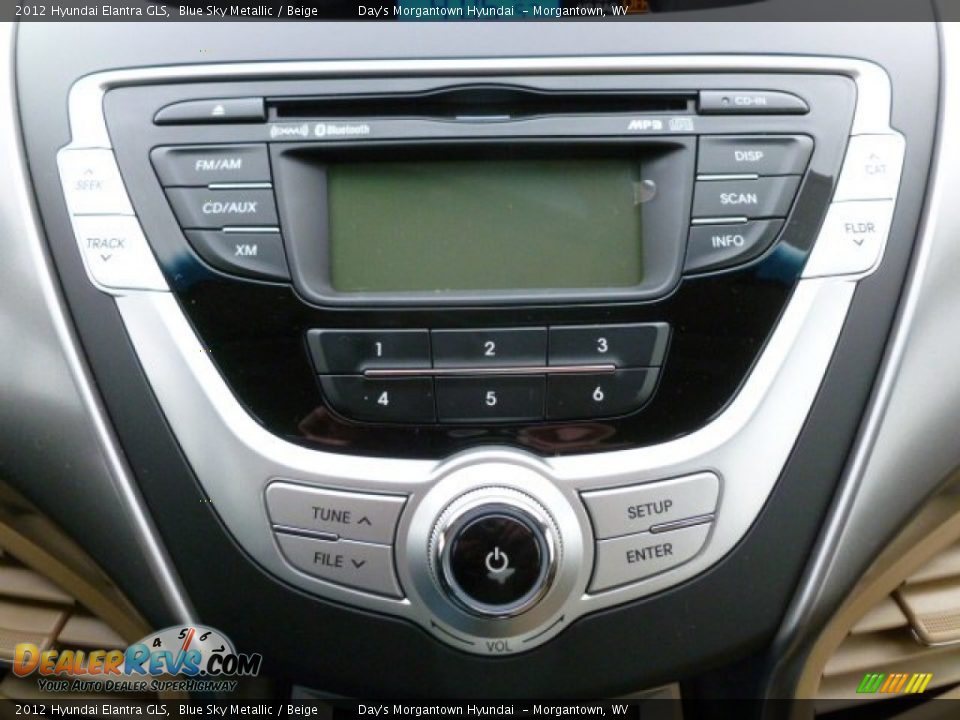 2012 Hyundai Elantra GLS Blue Sky Metallic / Beige Photo #19