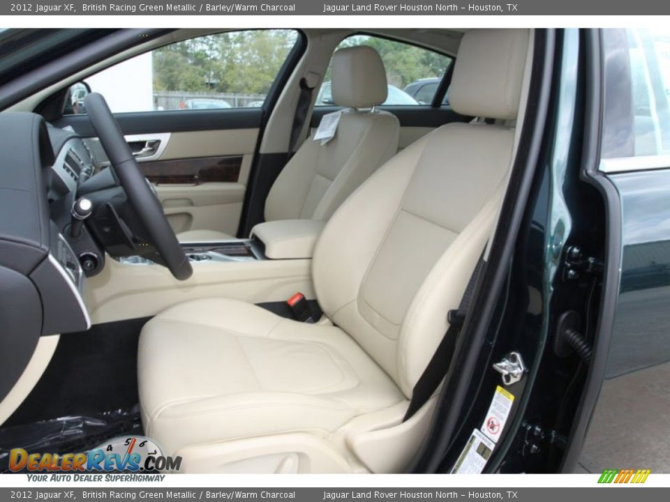 2012 Jaguar XF British Racing Green Metallic / Barley/Warm Charcoal Photo #5