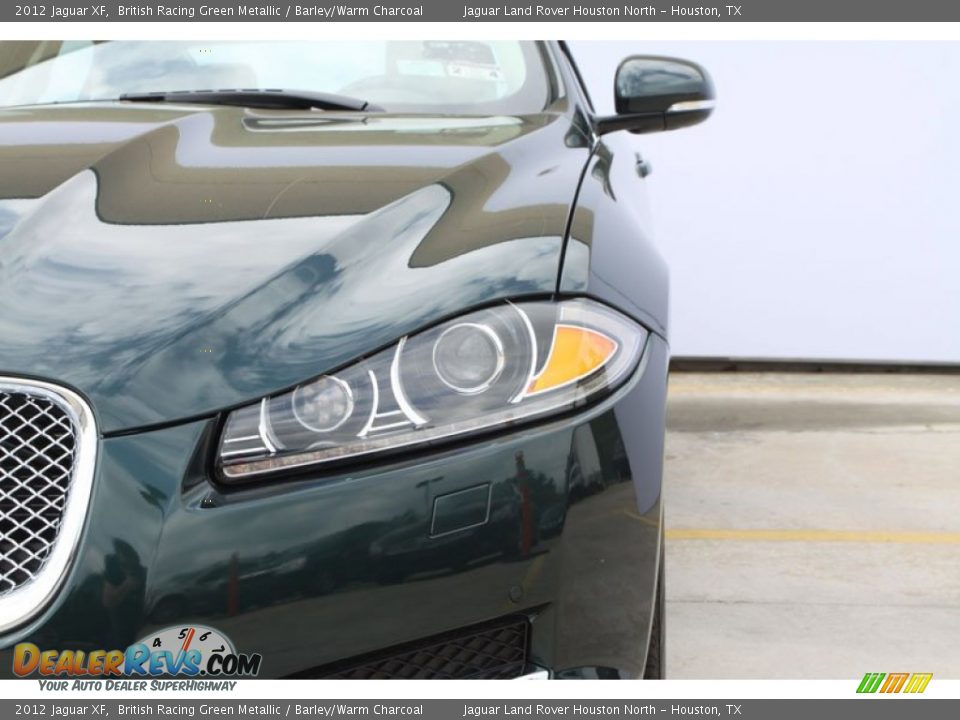 2012 Jaguar XF British Racing Green Metallic / Barley/Warm Charcoal Photo #9