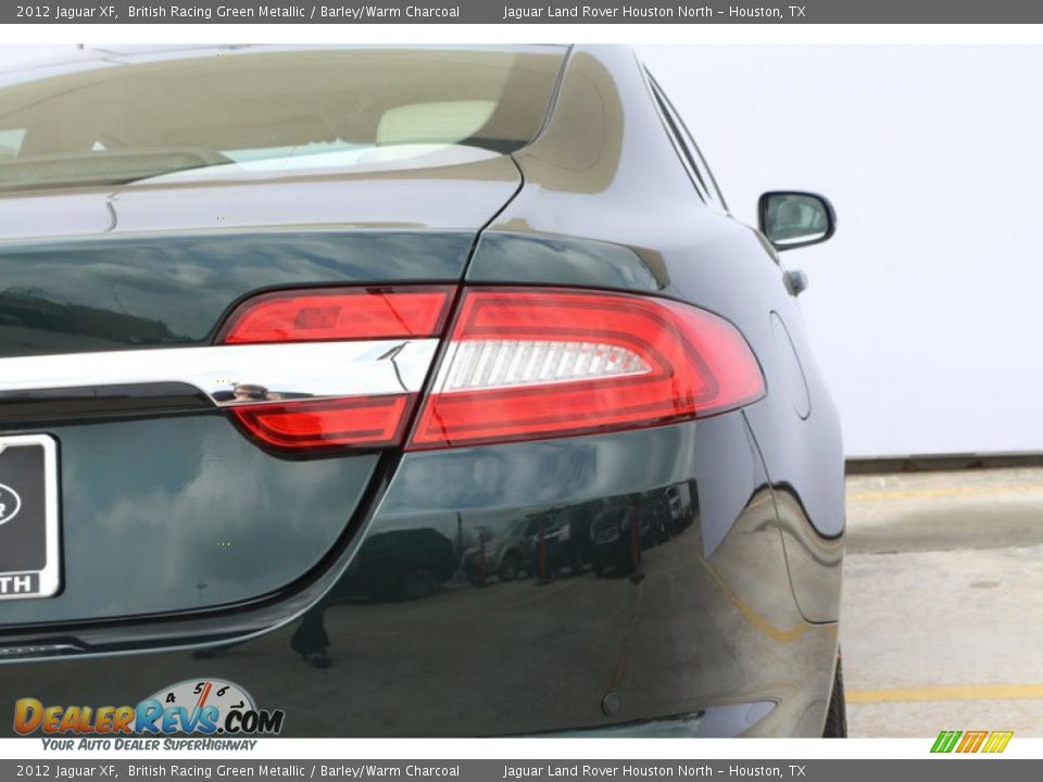 2012 Jaguar XF British Racing Green Metallic / Barley/Warm Charcoal Photo #12