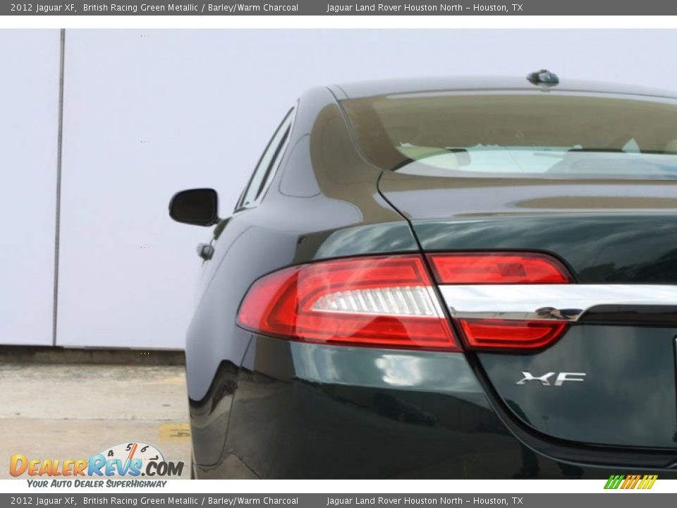 2012 Jaguar XF British Racing Green Metallic / Barley/Warm Charcoal Photo #13