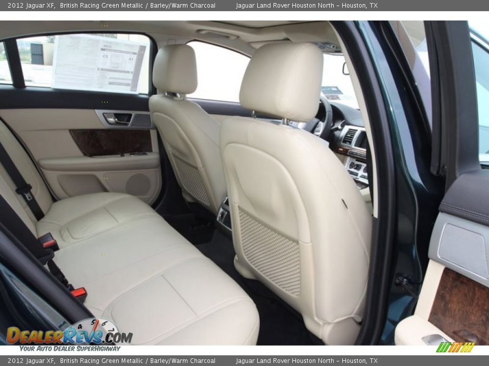2012 Jaguar XF British Racing Green Metallic / Barley/Warm Charcoal Photo #19