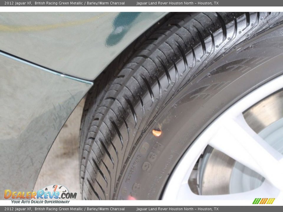 2012 Jaguar XF British Racing Green Metallic / Barley/Warm Charcoal Photo #24