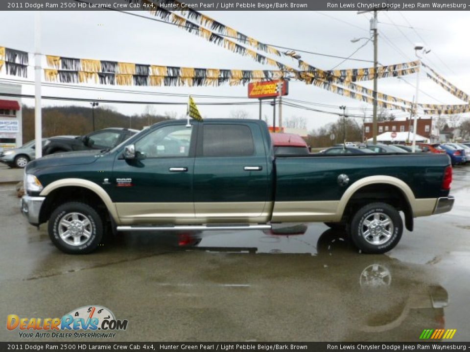 Hunter Green Pearl 2011 Dodge Ram 2500 HD Laramie Crew Cab 4x4 Photo #2