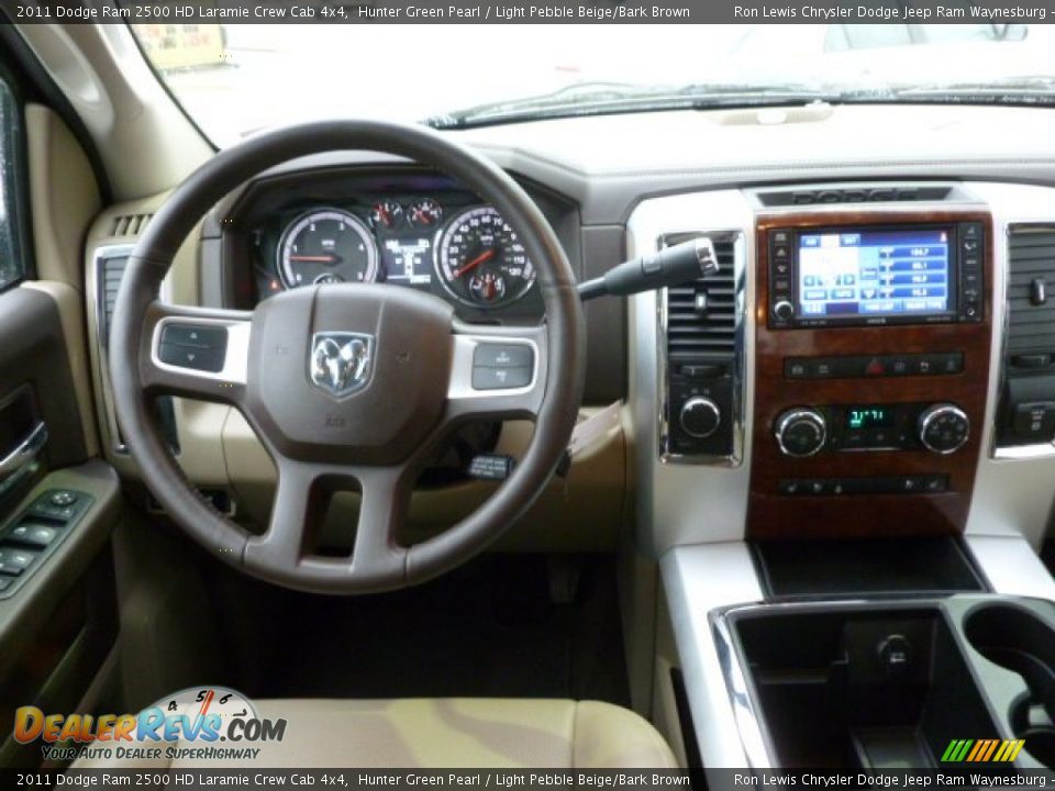 Dashboard of 2011 Dodge Ram 2500 HD Laramie Crew Cab 4x4 Photo #14