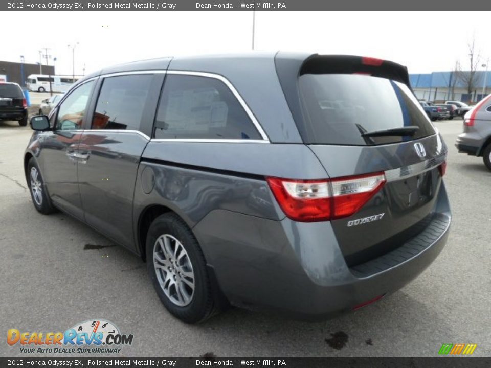 2012 Honda Odyssey EX Polished Metal Metallic / Gray Photo #3