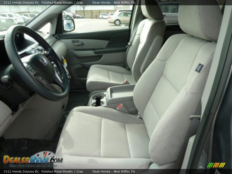 2012 Honda Odyssey EX Polished Metal Metallic / Gray Photo #10