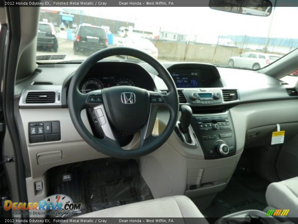 2012 Honda Odyssey EX Polished Metal Metallic / Gray Photo #13