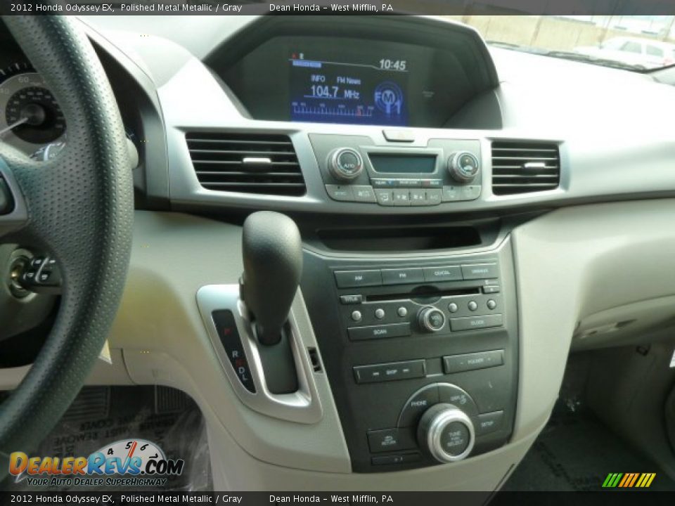 2012 Honda Odyssey EX Polished Metal Metallic / Gray Photo #18