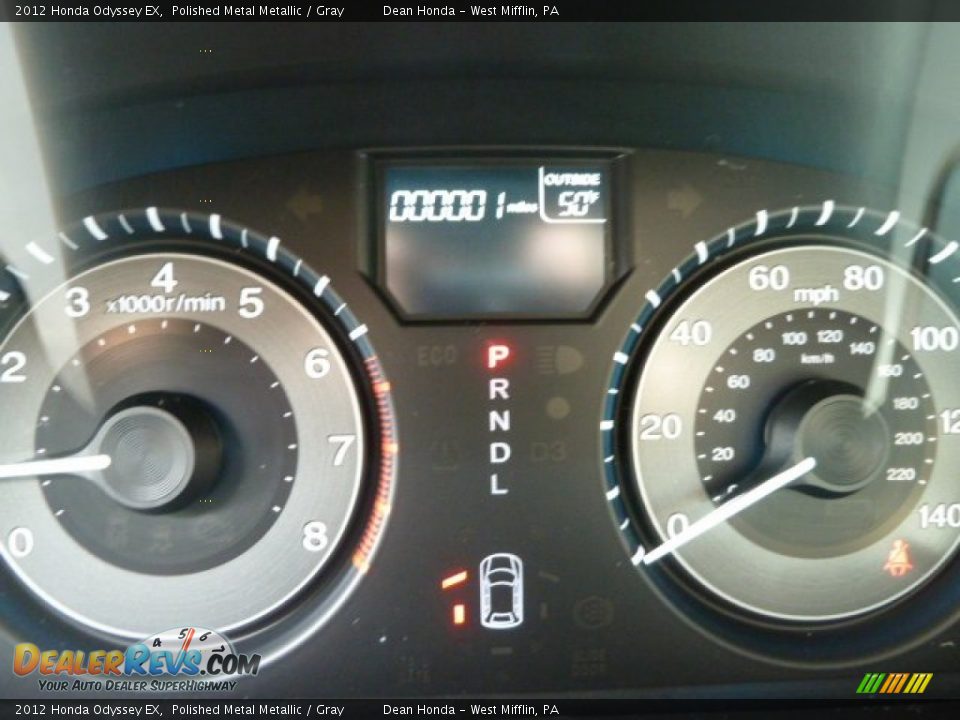 2012 Honda Odyssey EX Polished Metal Metallic / Gray Photo #19