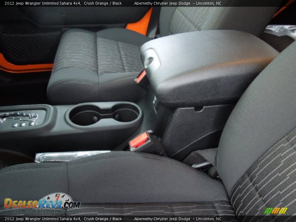 2012 Jeep Wrangler Unlimited Sahara 4x4 Crush Orange / Black Photo #7