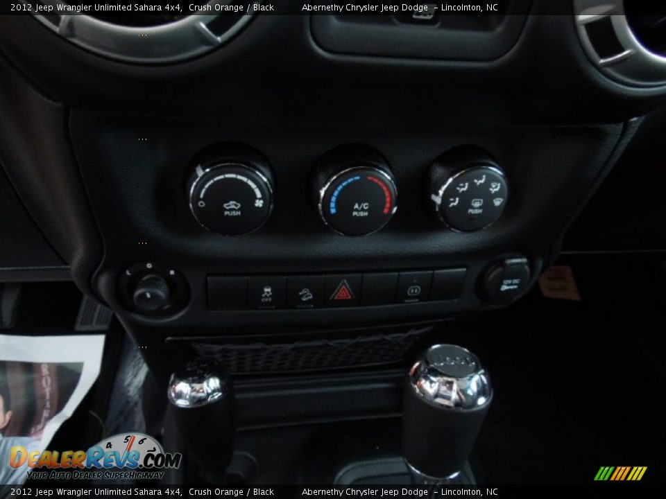2012 Jeep Wrangler Unlimited Sahara 4x4 Crush Orange / Black Photo #12