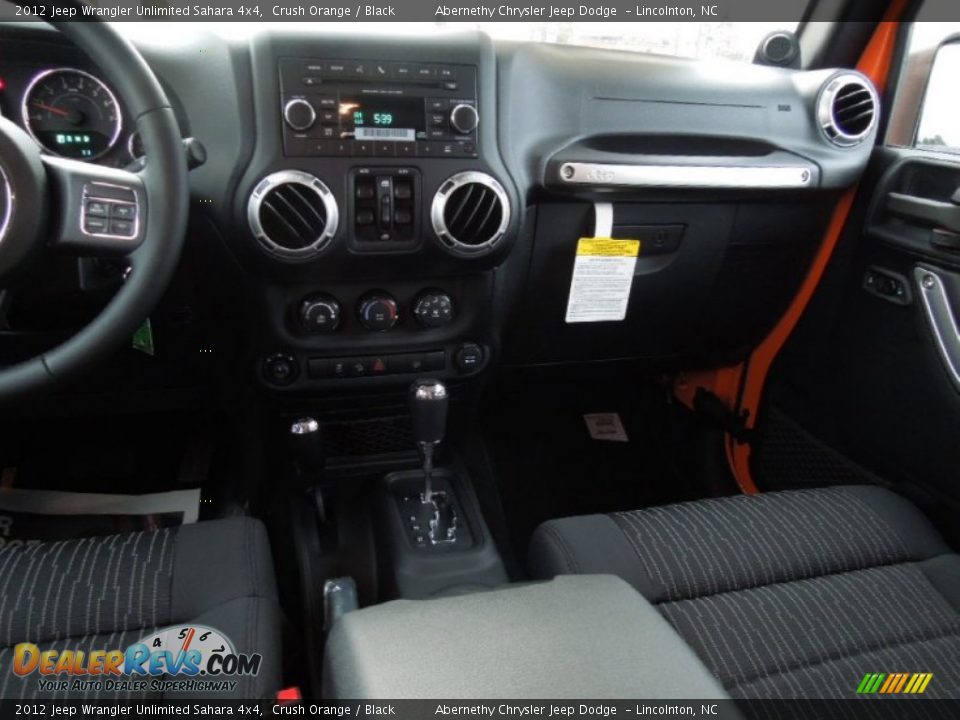 2012 Jeep Wrangler Unlimited Sahara 4x4 Crush Orange / Black Photo #17