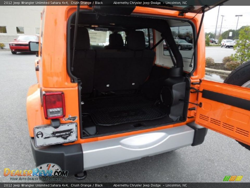 2012 Jeep Wrangler Unlimited Sahara 4x4 Crush Orange / Black Photo #18