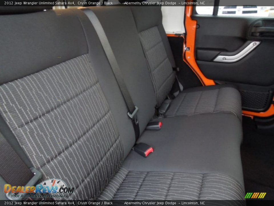 2012 Jeep Wrangler Unlimited Sahara 4x4 Crush Orange / Black Photo #20