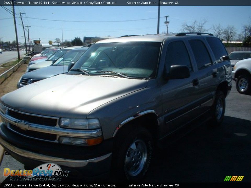 2003 Chevrolet Tahoe LS 4x4 Sandalwood Metallic / Gray/Dark Charcoal Photo #1