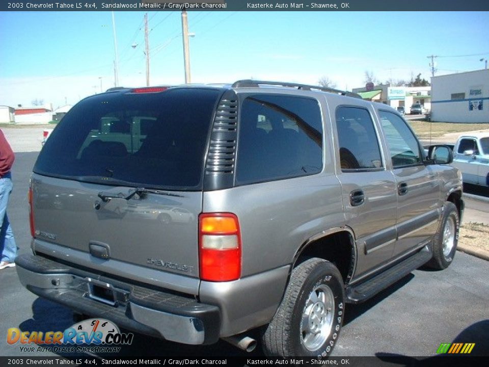 2003 Chevrolet Tahoe LS 4x4 Sandalwood Metallic / Gray/Dark Charcoal Photo #4