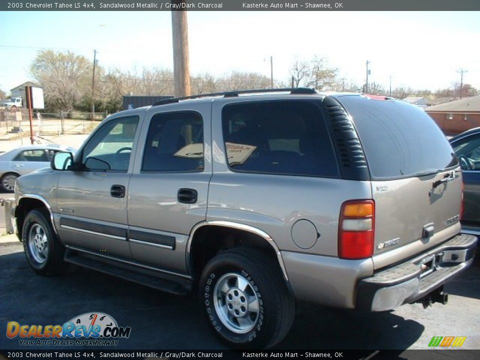 2003 Chevrolet Tahoe LS 4x4 Sandalwood Metallic / Gray/Dark Charcoal Photo #6
